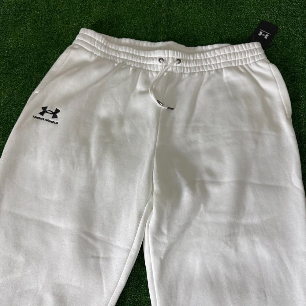 Under Armour Essential Fleece Solid White Jogger … - image 6